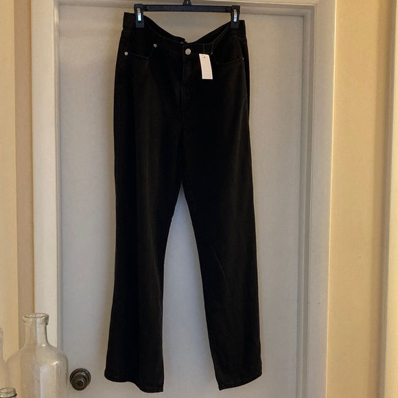 LOFT Women's Black Straight Leg Jeans - Picture 1 of 2